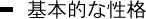 基本的な性格